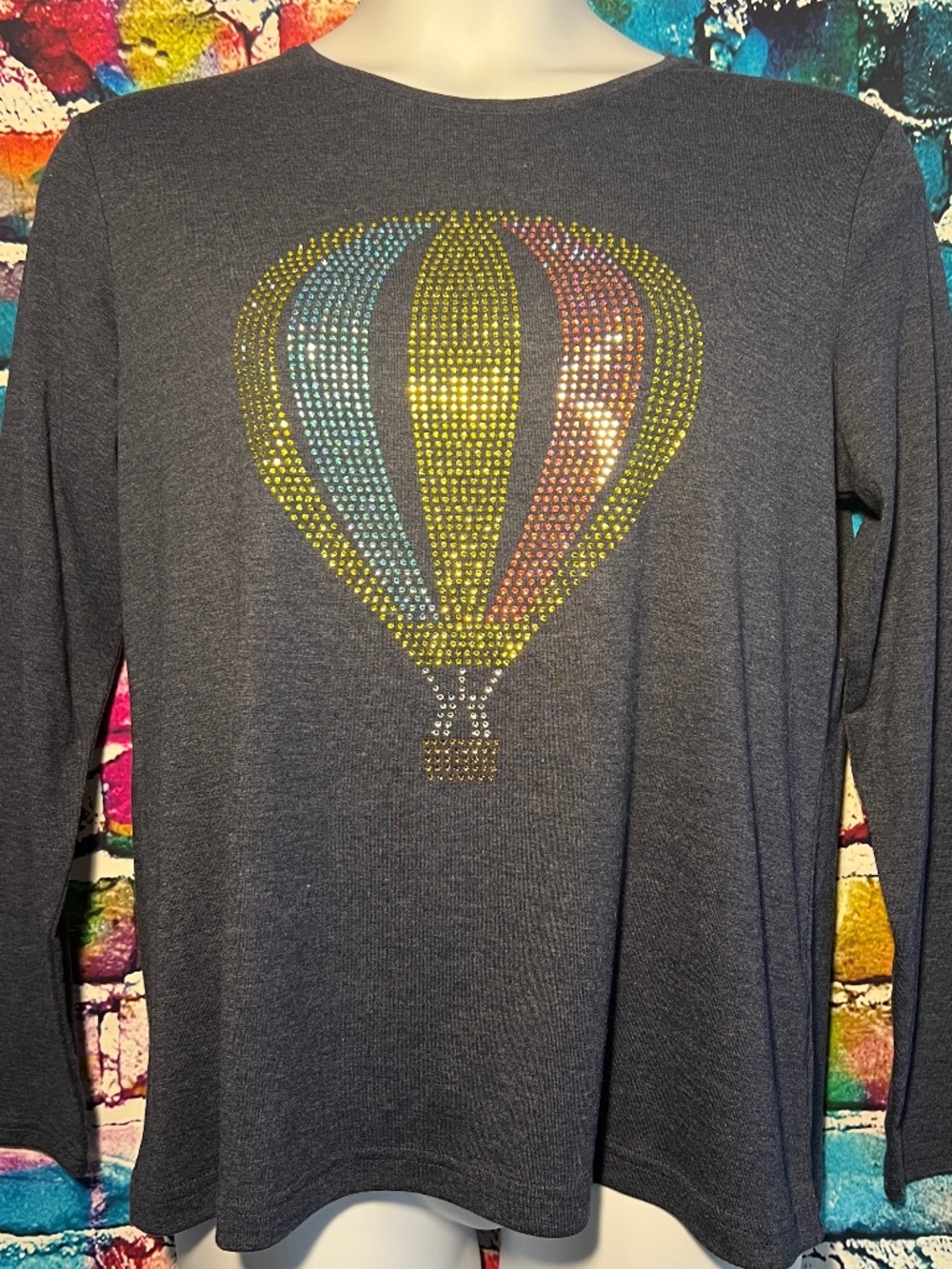Hot Air Balloon Rhinestone Top [36R]